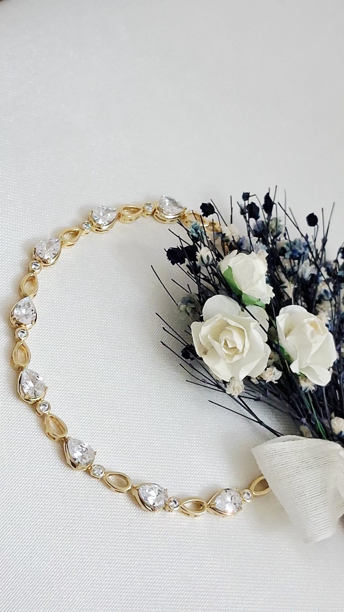 XUPING Bileklik - Damla Taşlı ve Oval Detaylı